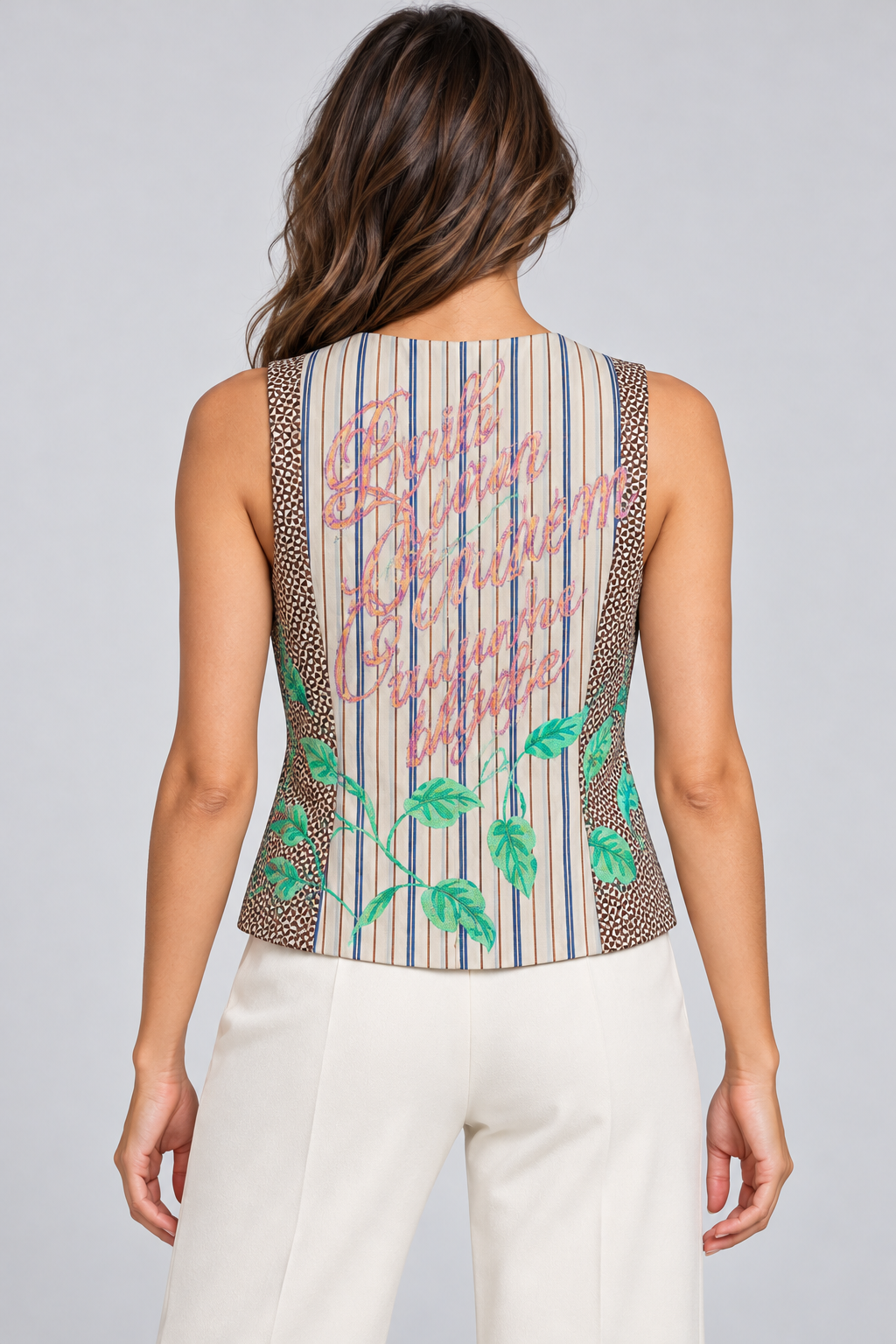 Cameron Floral & Tiger Print Vest