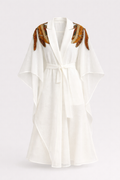 White Sequin Kimono