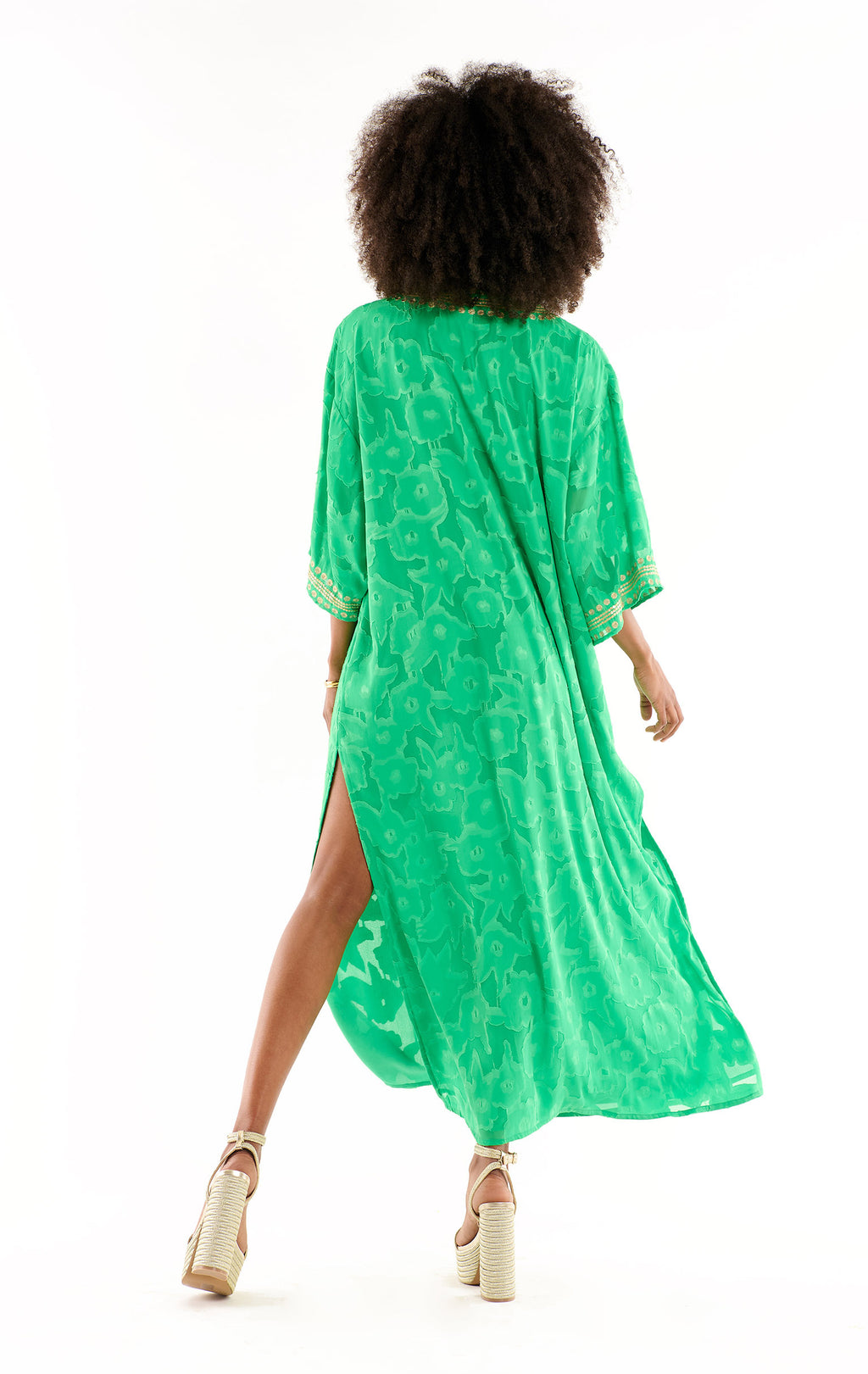 Green Floral Tunic