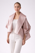 Blush Textured Statement Jacket