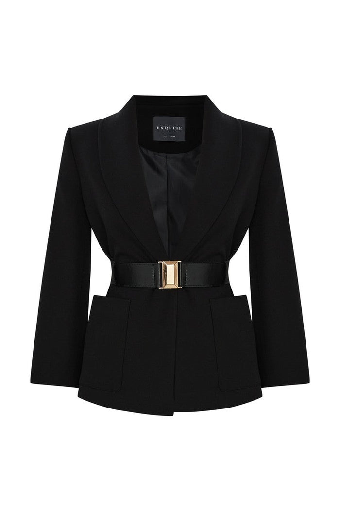 Modern Shawl-Collar Blazer