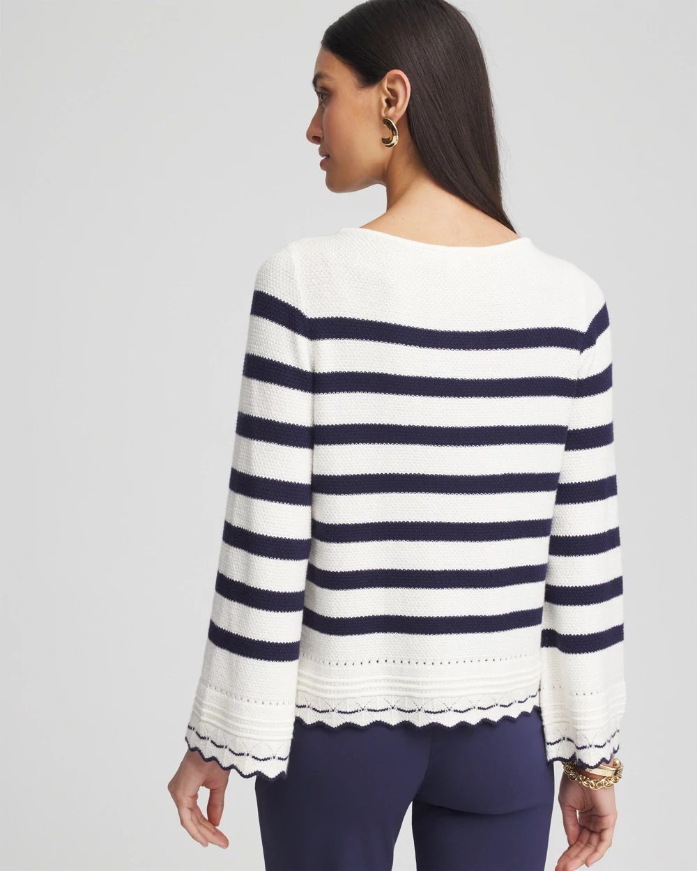 Striped Knit Sweater