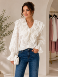 Ruffle Lace Blouse