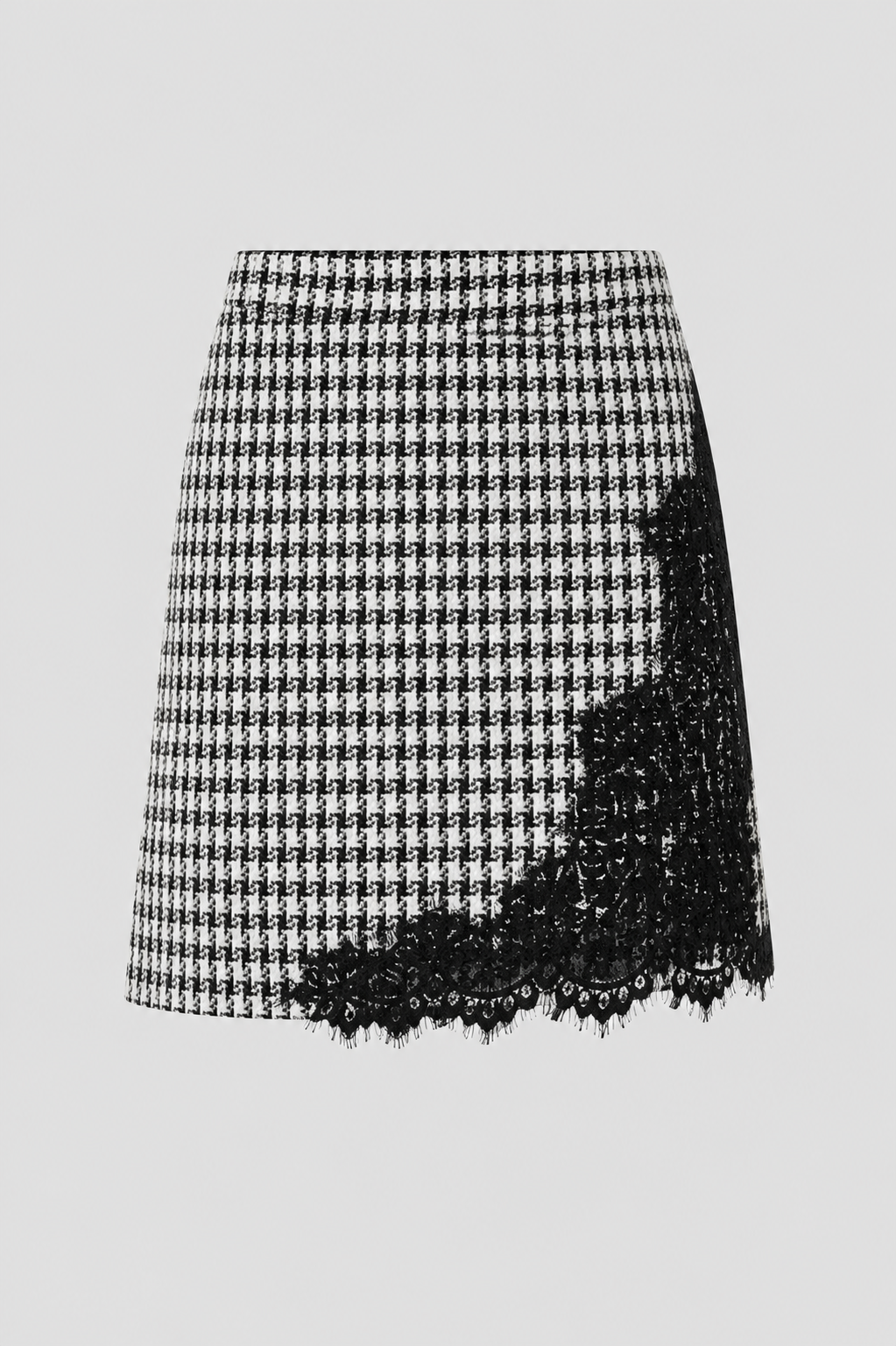 Plaid Jacket and Skirt Set