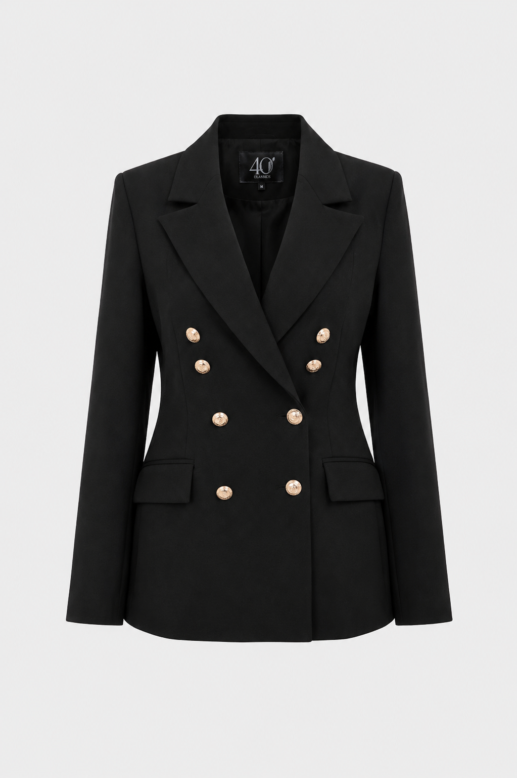Gold Button Blazer