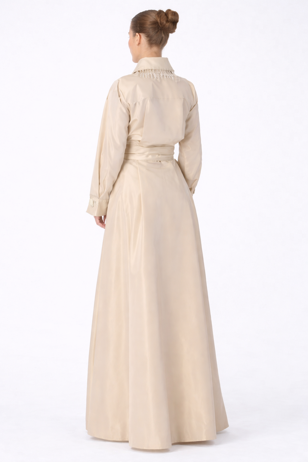 High shine satin Dress