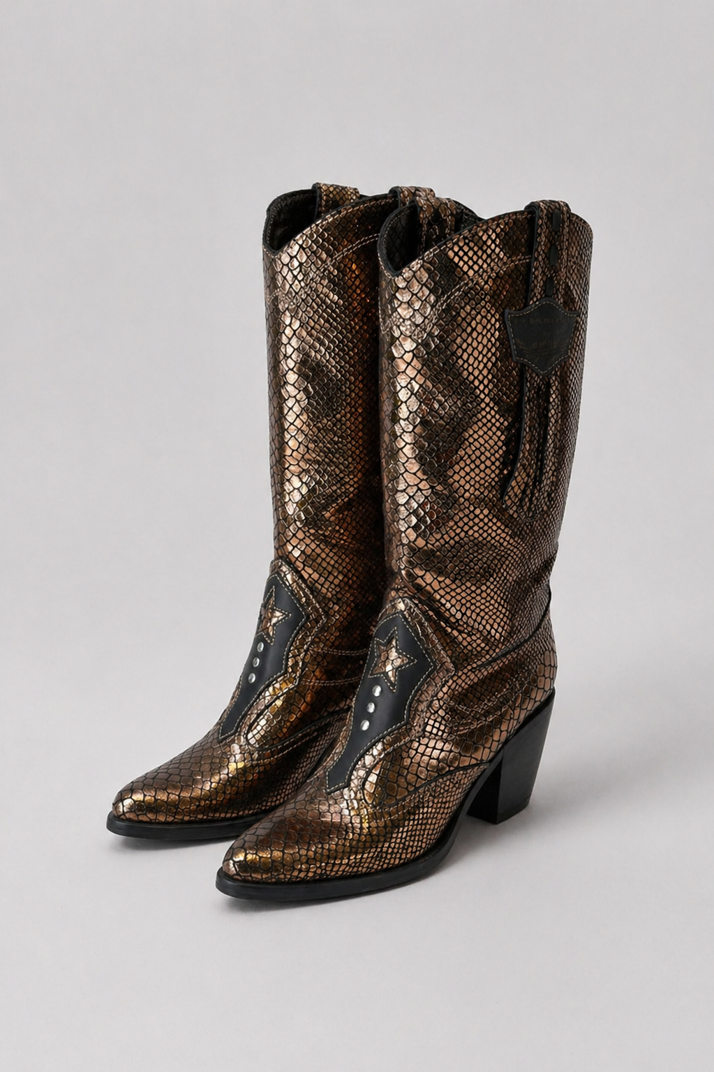 ElVaquero Brand Bronze Boots