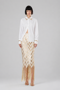 Sequin Fringe Skirt