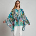 Tropical Leopard Print Kaftan