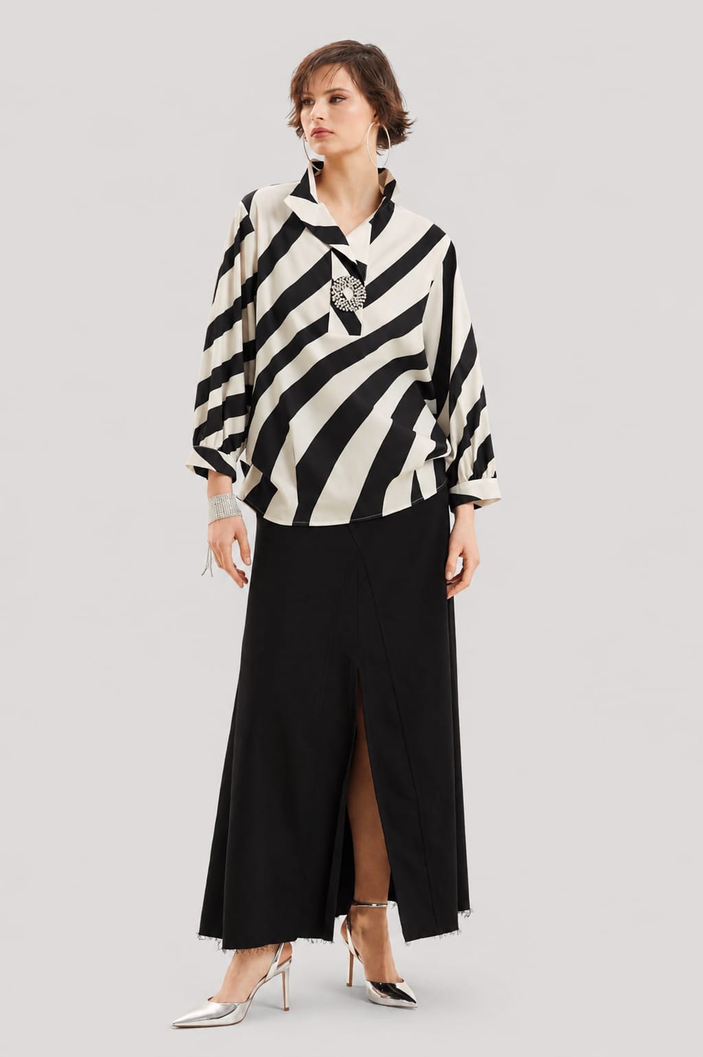 Crystal Stripe Blouse