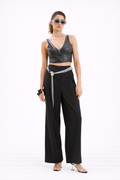 Chained Black Pants