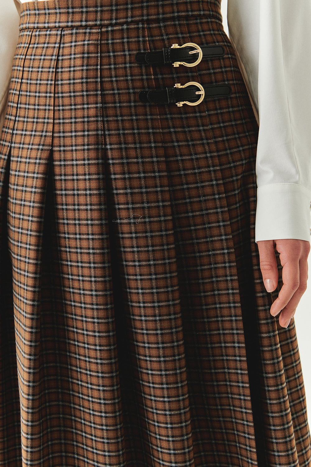 Buckle Detail Skirt