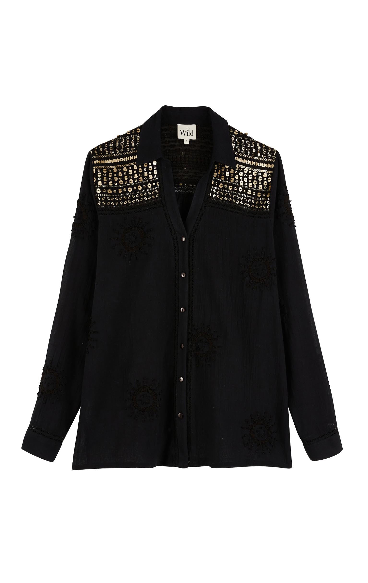 Embellished Boho Shirt
