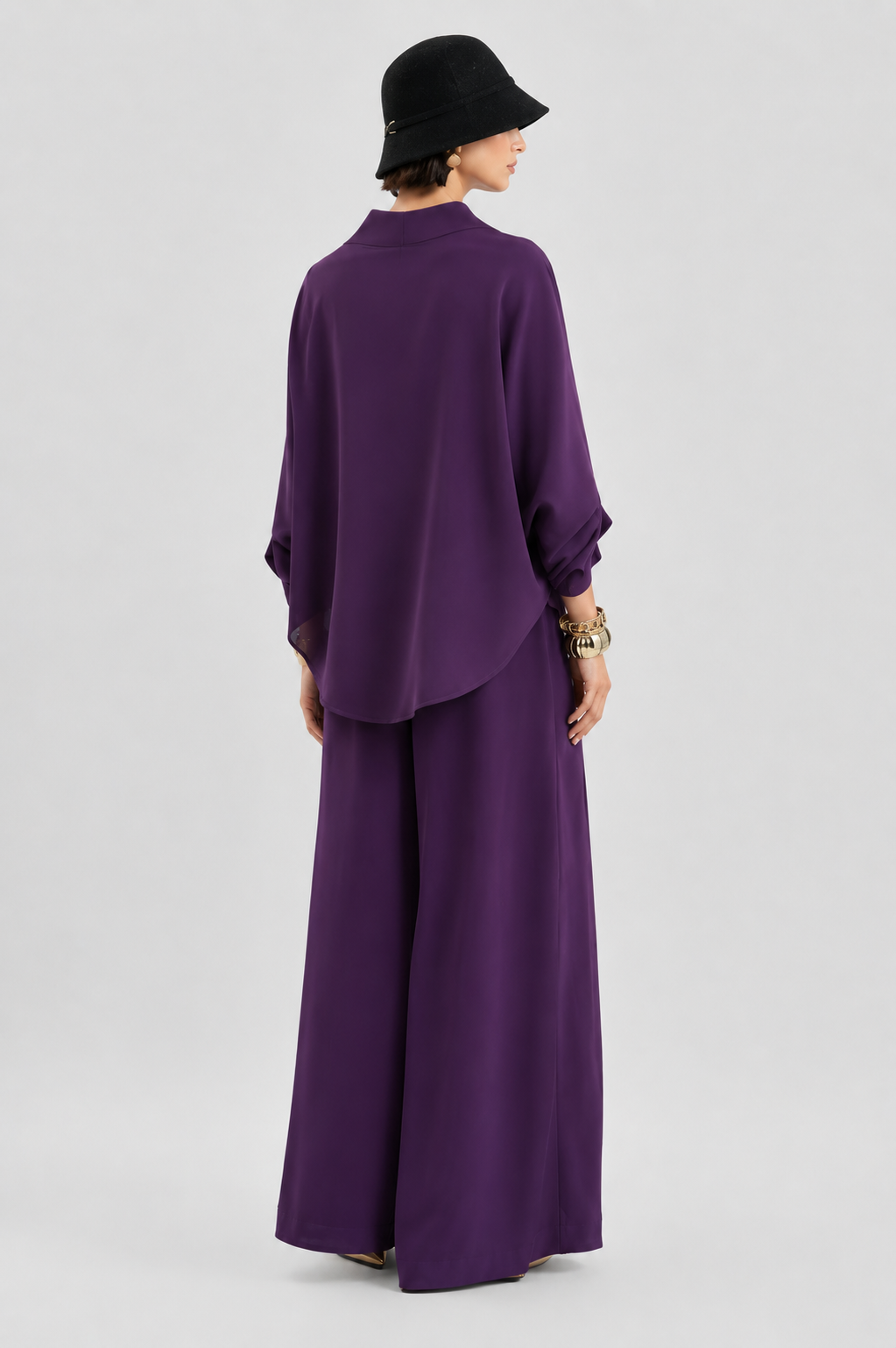 Purple Relaxed Two-Piece Set