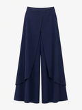 Navy Ruffle Pants