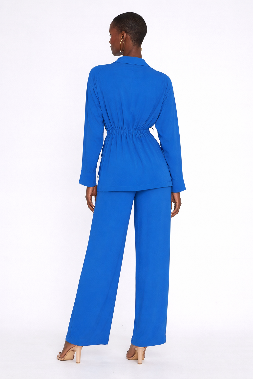 Royal Blue Flowy Co-Ord Set