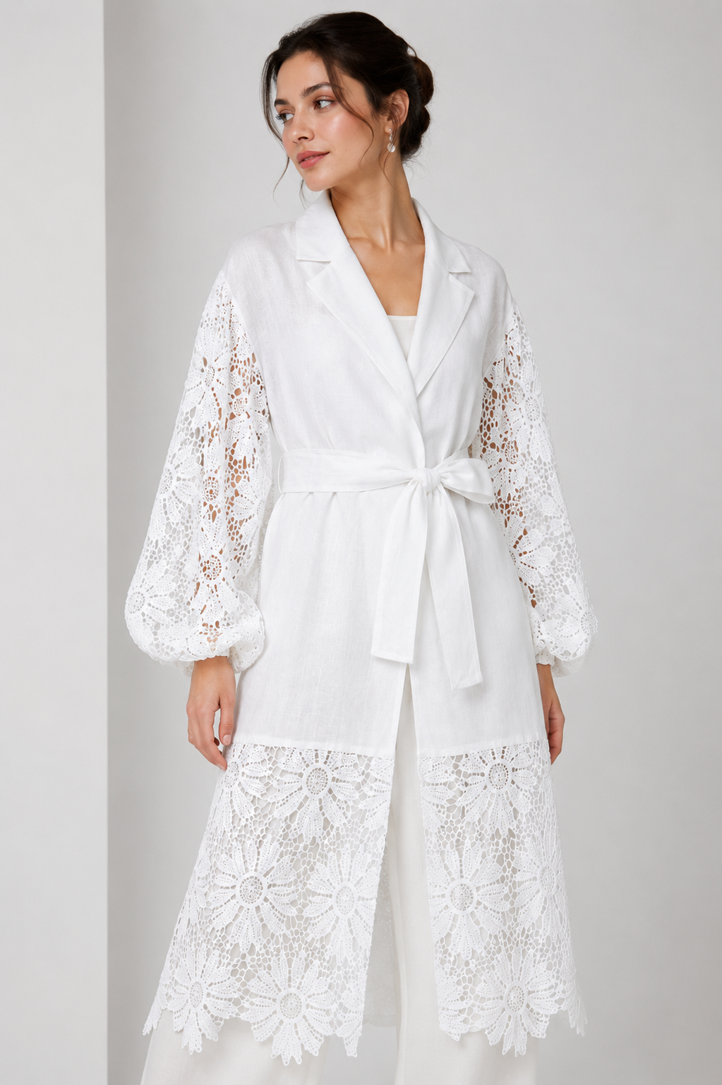 White Lace Kimono