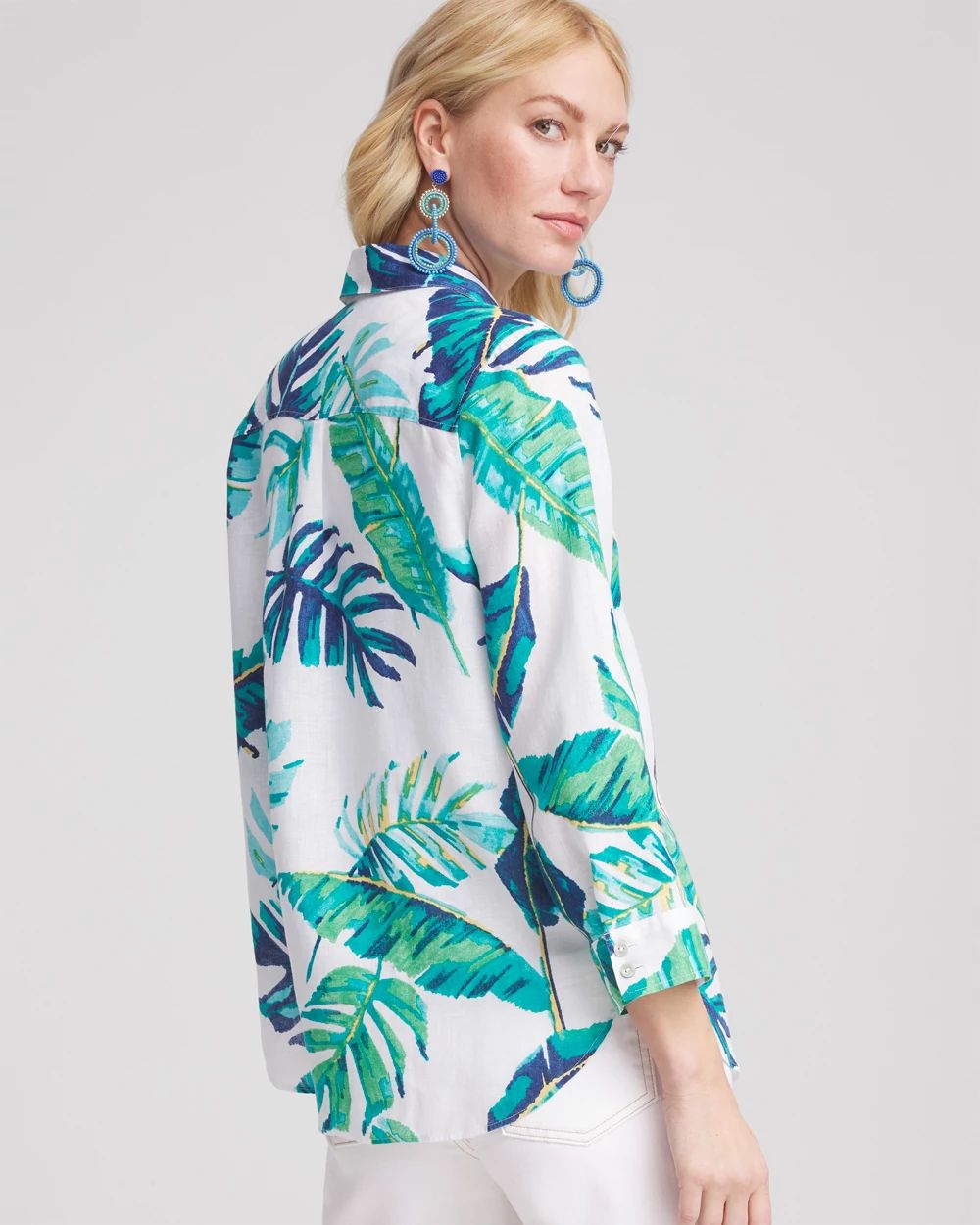 Blue-green shirt