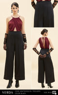 Satin Wide-Leg Trousers