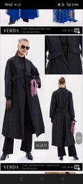 Chic oversized trench