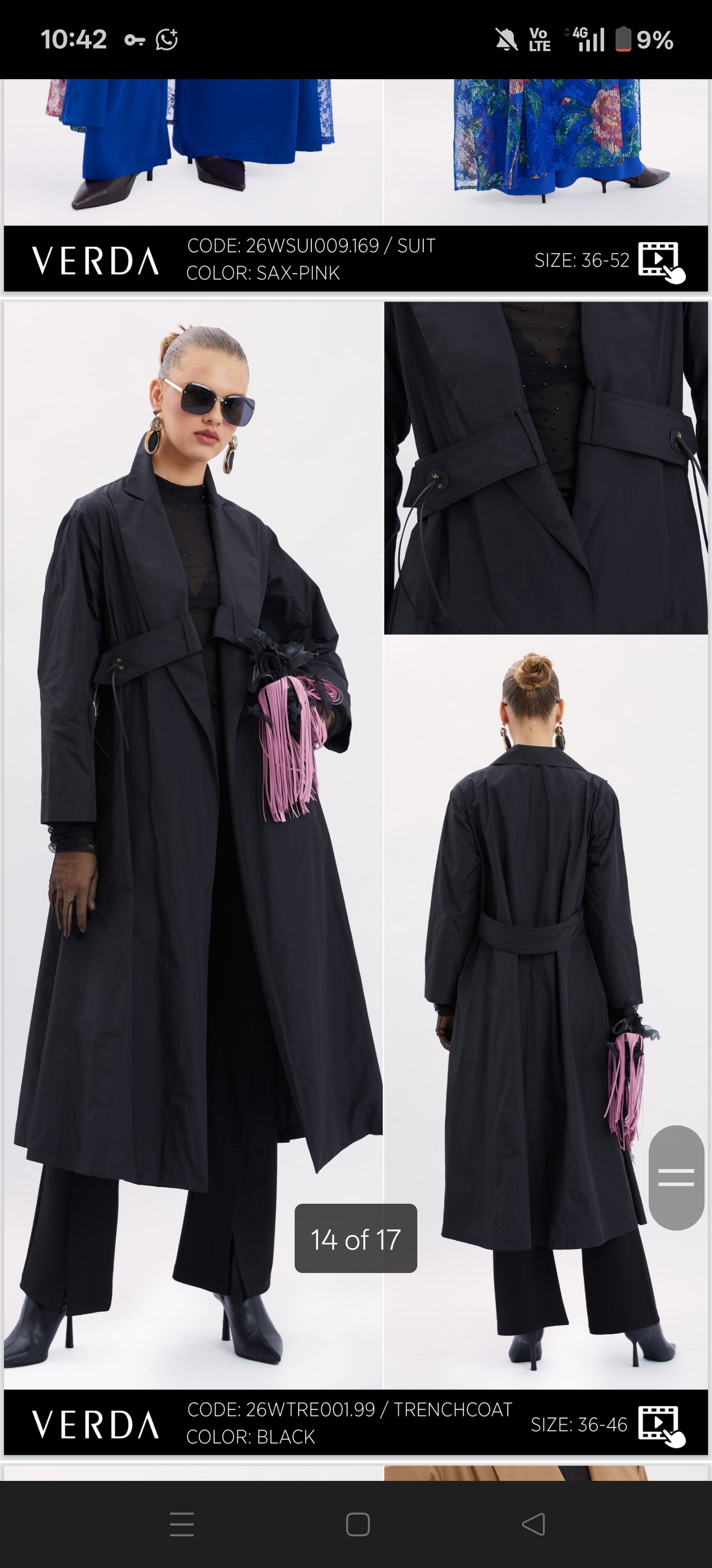 Chic oversized trench