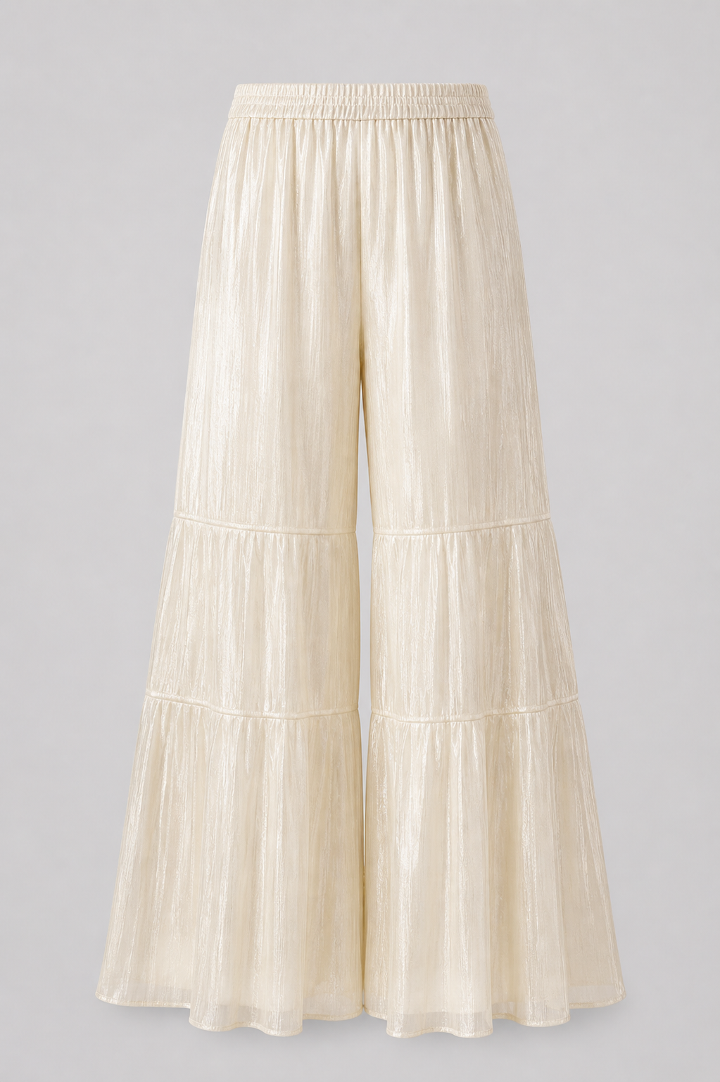Layered Wide-Leg Flow Pants