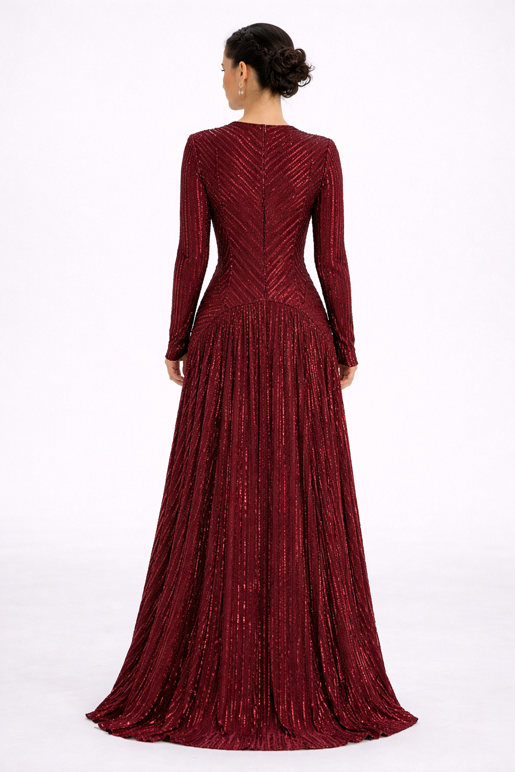 Evening Long Sequined Dress