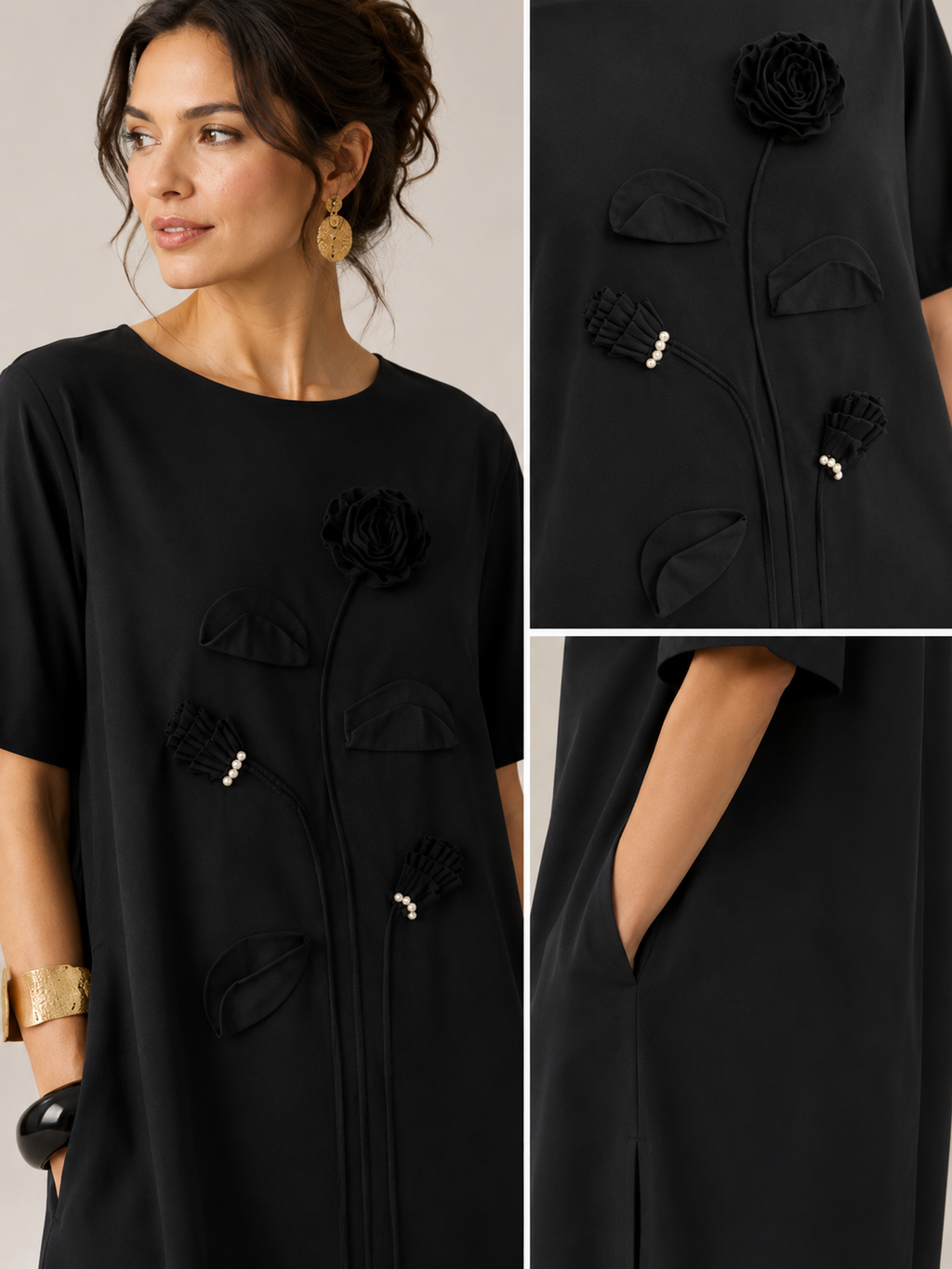 Black Midi Dress