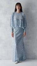 Blue Glamonous Skirt Set