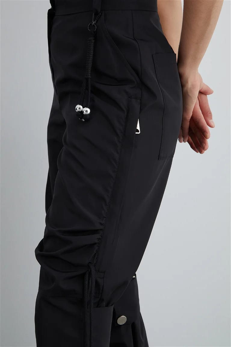 Gizia Black Cargo Pants