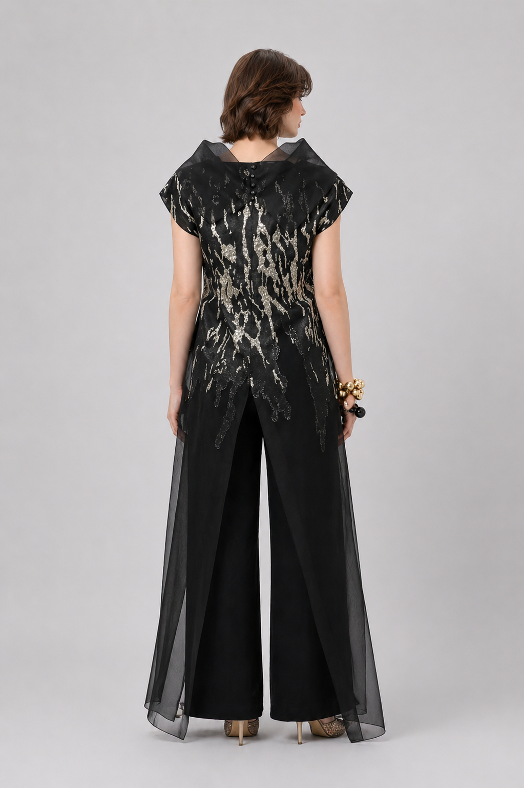 Embellished Layered Jumpsuit