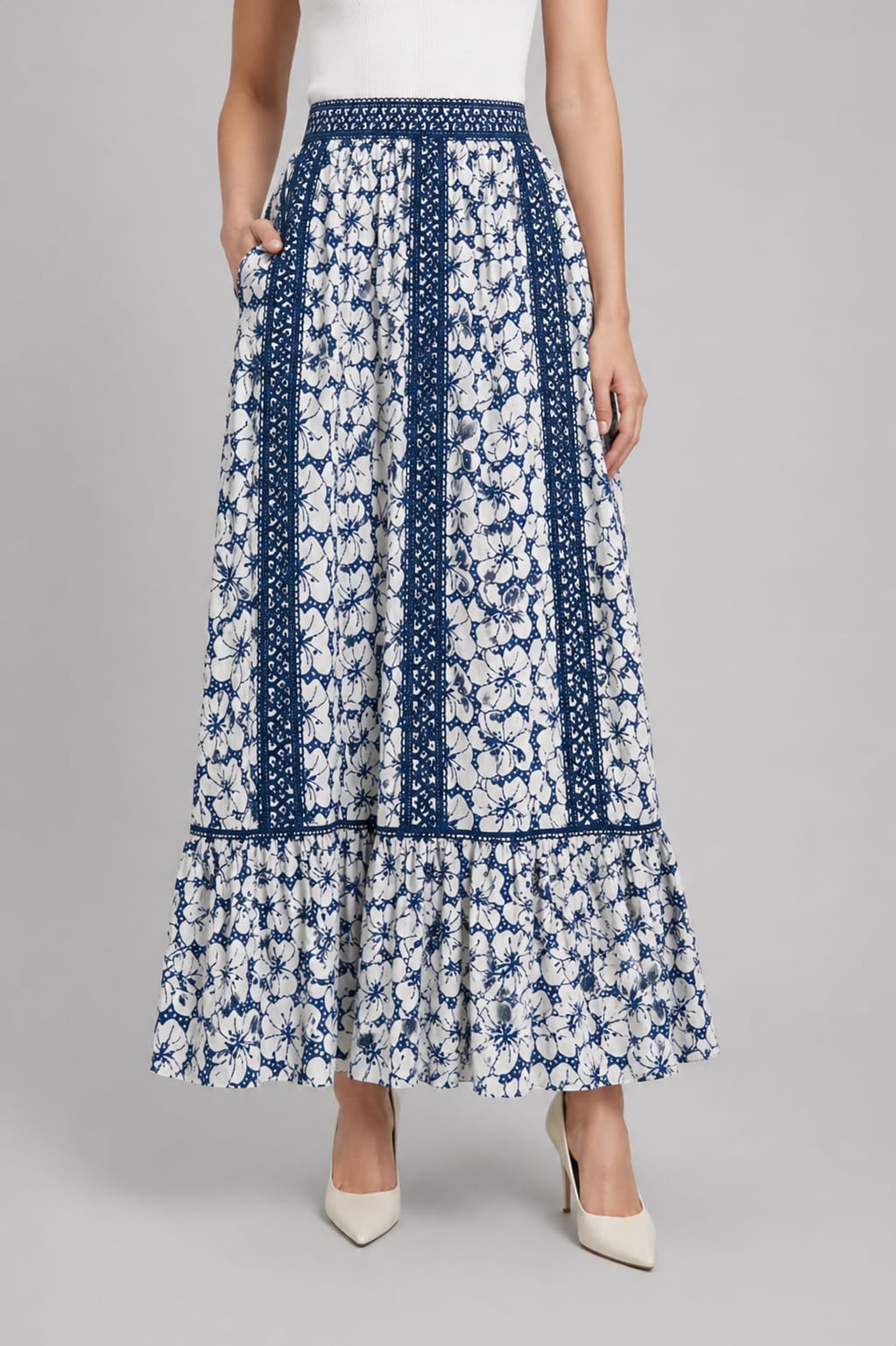 Blue skirt