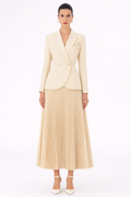 Pleated Skirt Suit