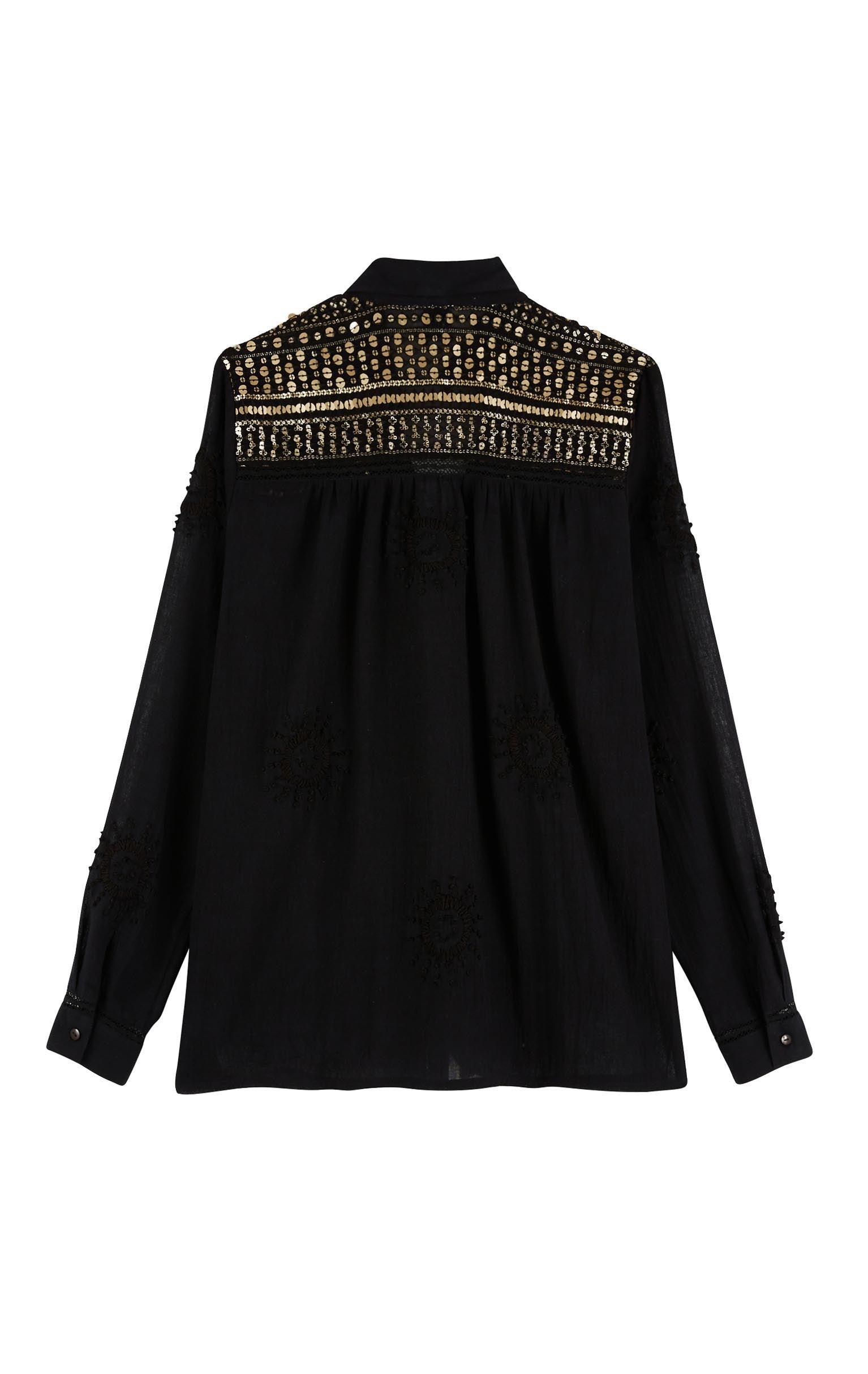 Embellished Boho Shirt