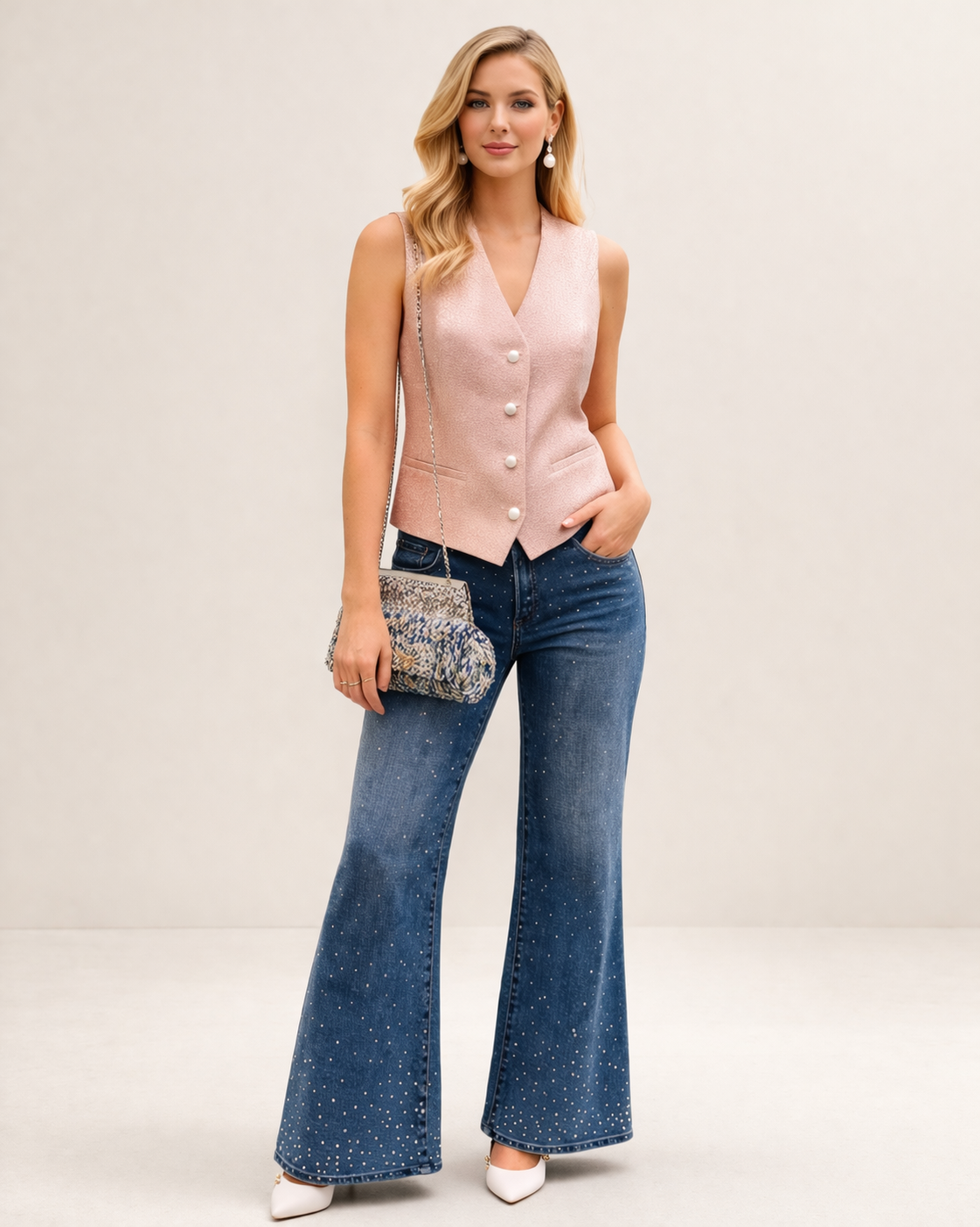 Powder Pink vest