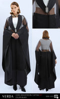 Black Organza Caftan