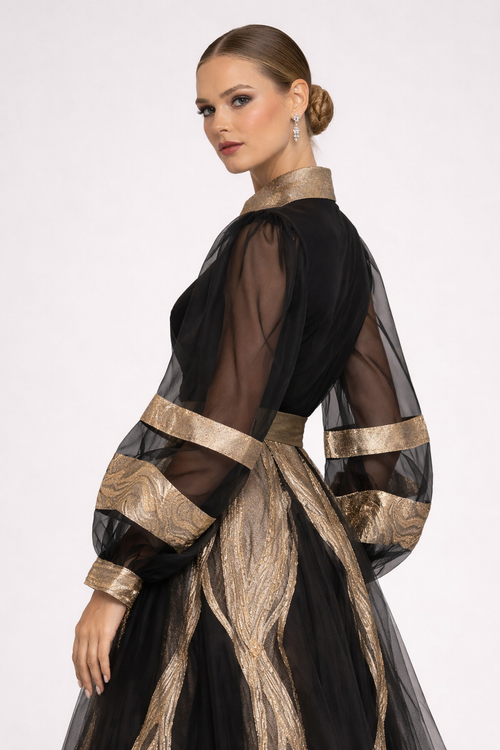 Metallic Gold Blouse