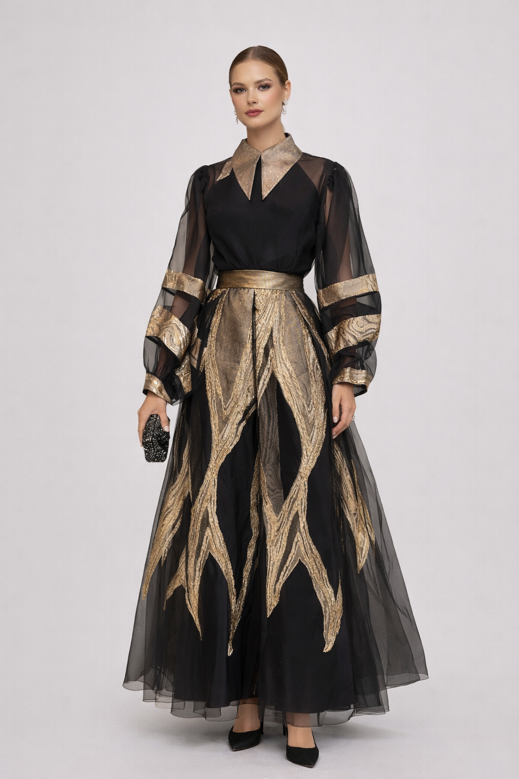 Metallic Gold Blouse