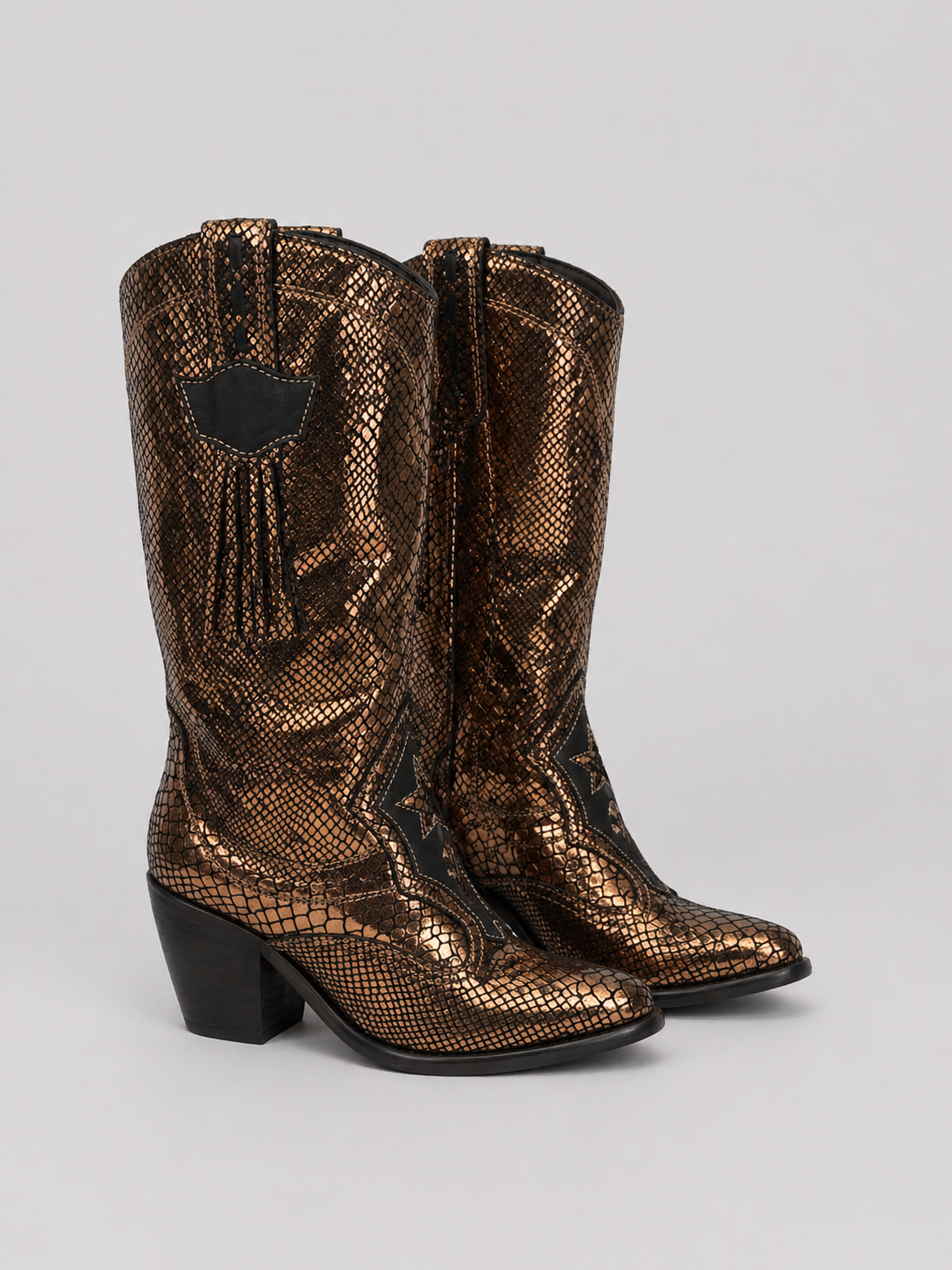 ElVaquero Brand Bronze Boots