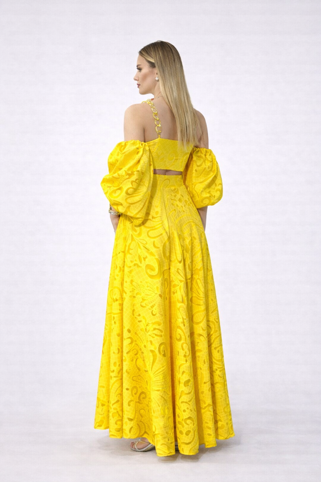 Yellow Cut-Out Maxi