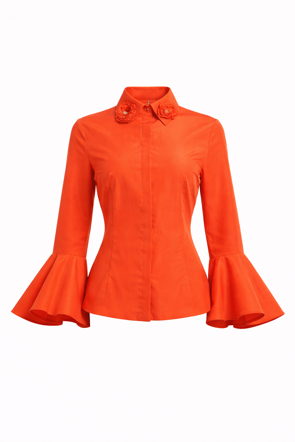 Statement Flared Sleeve Blouse