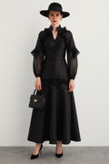 Victorian Gothic Maxi Dress