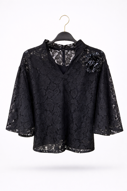 Embellished Lace Blouse