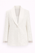 White Stardust Blazer