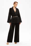 Black Noir Tailored Set