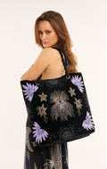 Beaded Velvet Tote