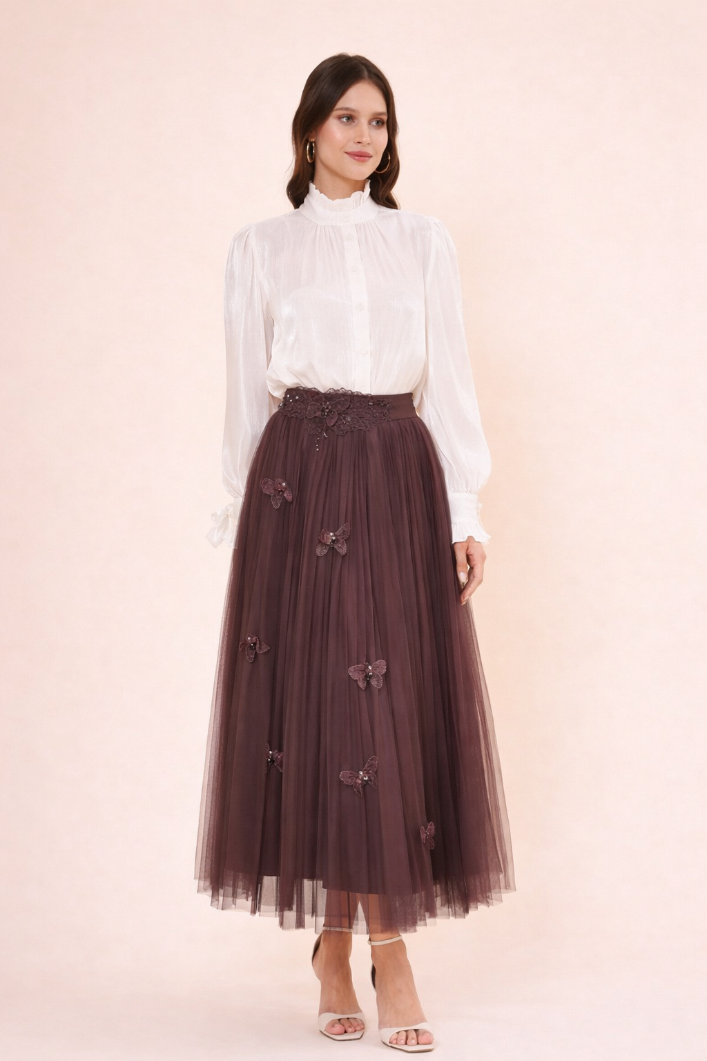 Brown Butterfly skirt