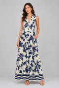 White -Blue Dress