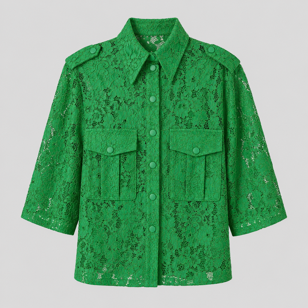 Green Lace Shirt
