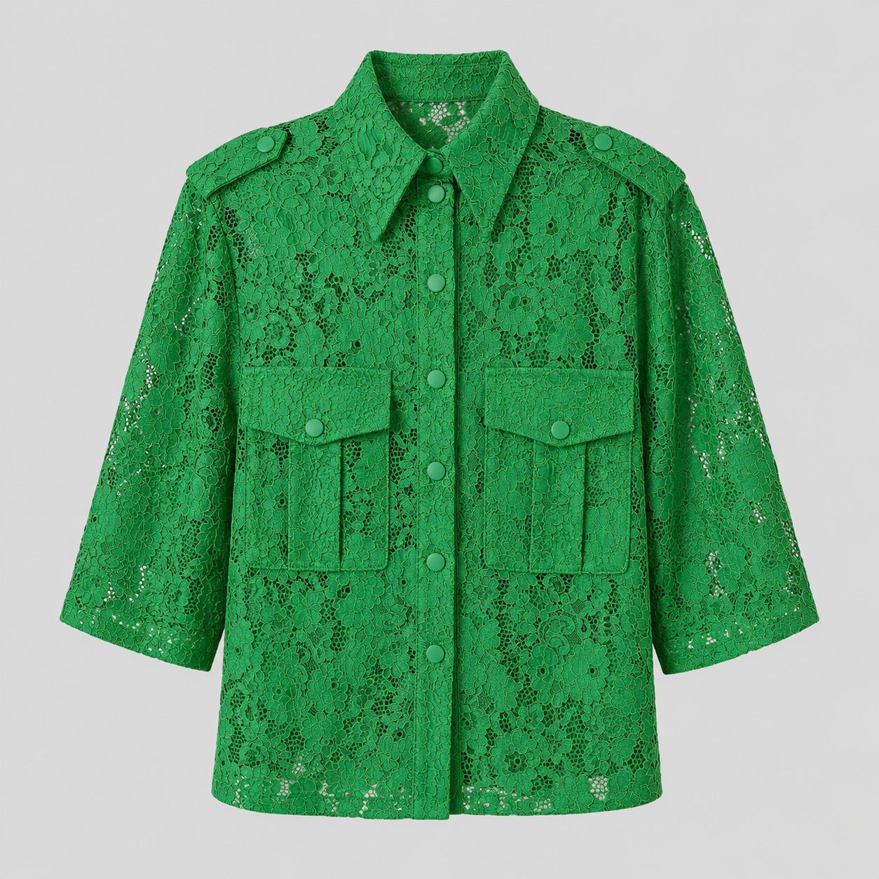 Green Lace Shirt